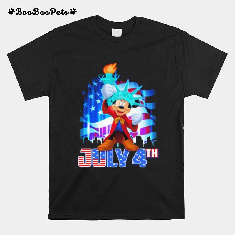 July 4Th Independence Mickey Mouse Disney T-Shirt