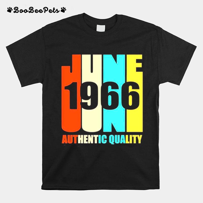 June 1966 Authentic Quality 52Nd Birthday Classic T-Shirt
