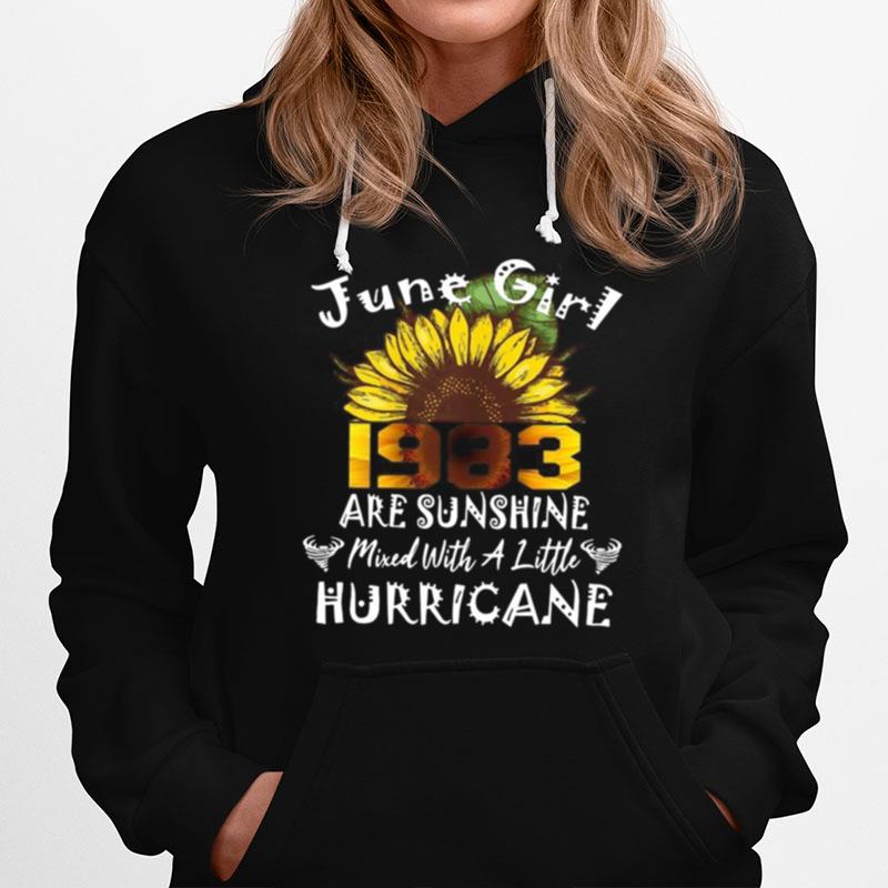 June 1983 Girl 36 Years Old Sunshine Hoodie