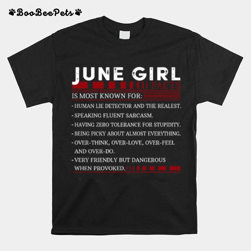 June Girl Facts Is Most Known For T-Shirt