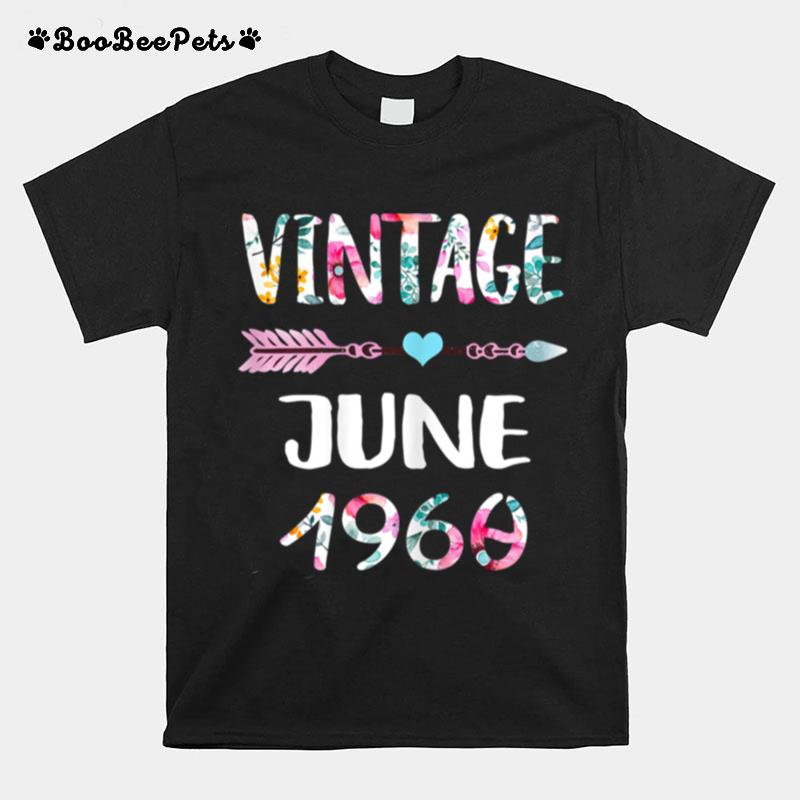 June Girls 1960 61St Birthday 61 Year Vintage Since 1960 T-Shirt