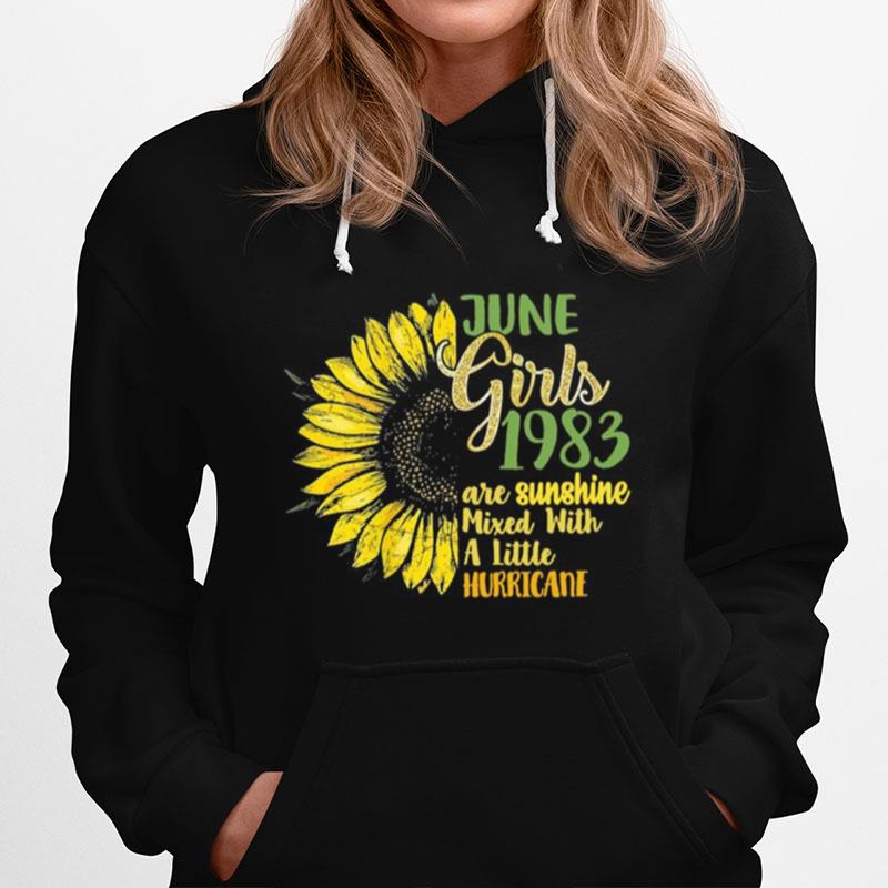 June Girls 1983 36Th Birthday 1983 Hoodie