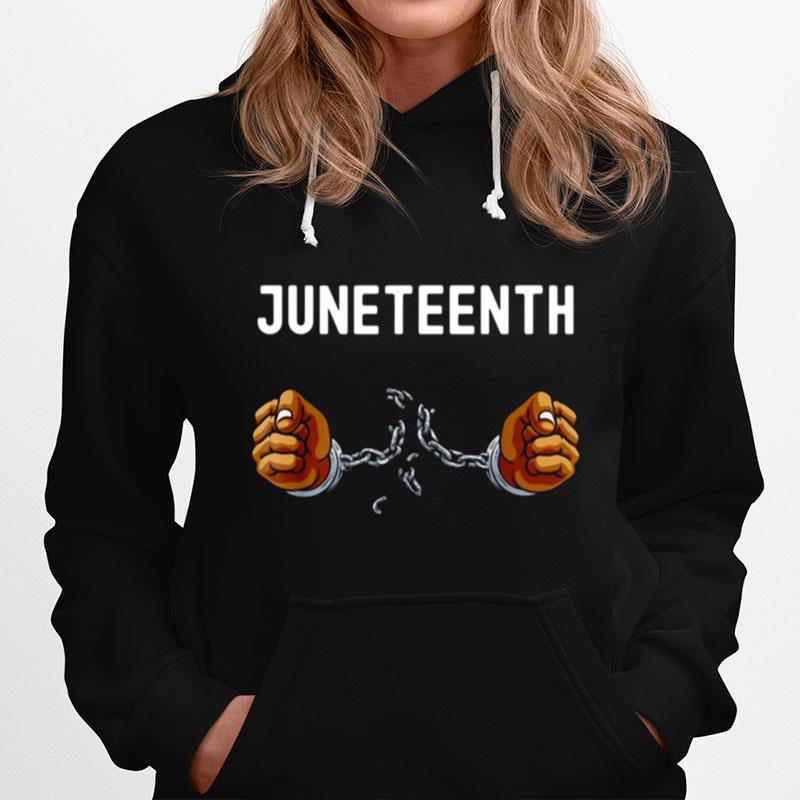 Juneteenth Africa Word Cloud Montage Hoodie