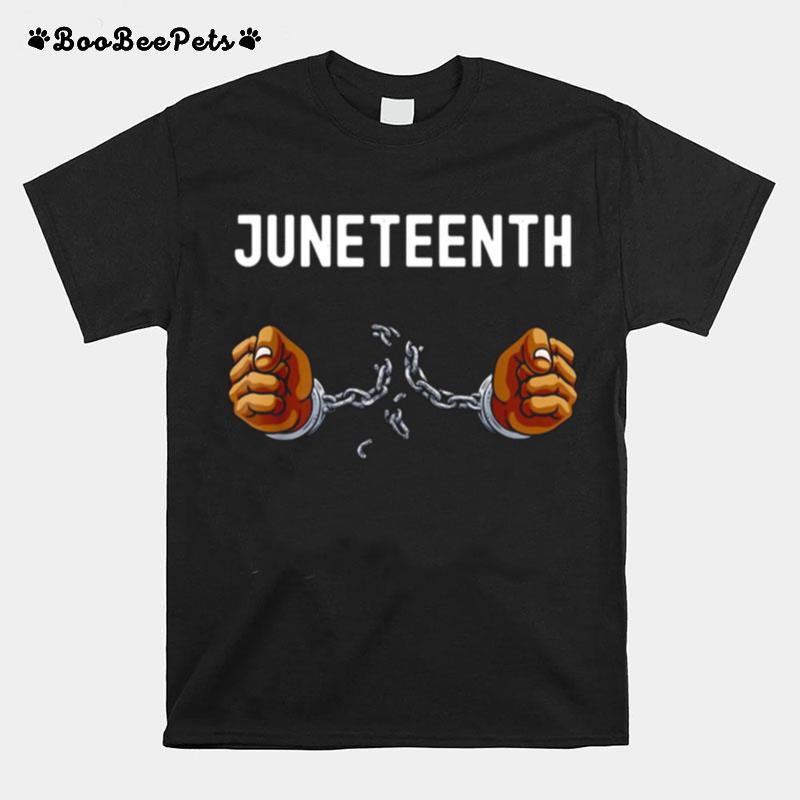 Juneteenth Africa Word Cloud Montage T-Shirt