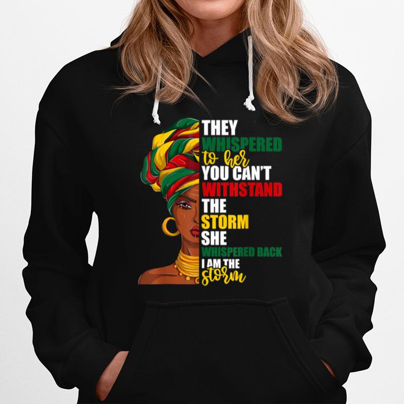 Juneteenth African Pride Tshirts For Women Im The Storm T B09Ztsyfb5 Hoodie