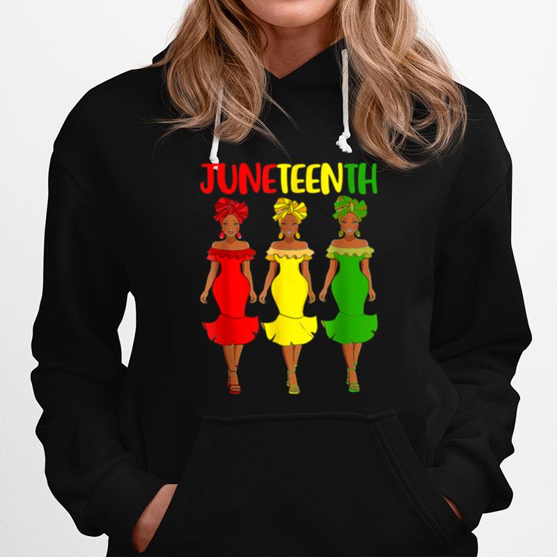 Juneteenth Ancestors Black African American Flag Pride T B09Ztsybxt Hoodie