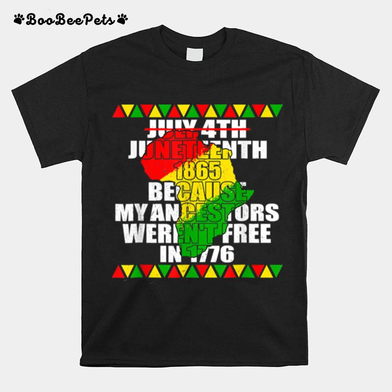 Juneteenth Ancestors Black African American Flag Pride T B09Zttxlr7 T-Shirt