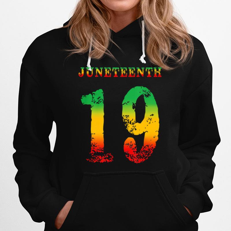 Juneteenth Ancestors Black African Map American June 19 Hoodie