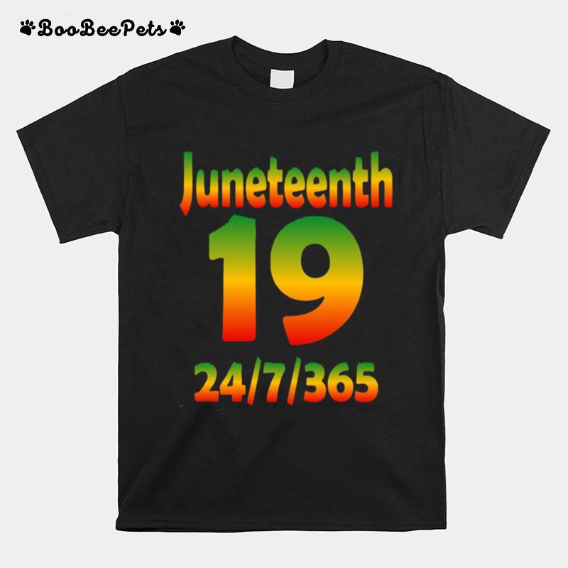 Juneteenth Ancestors Black African Melanin June 19 Girl Boy T-Shirt