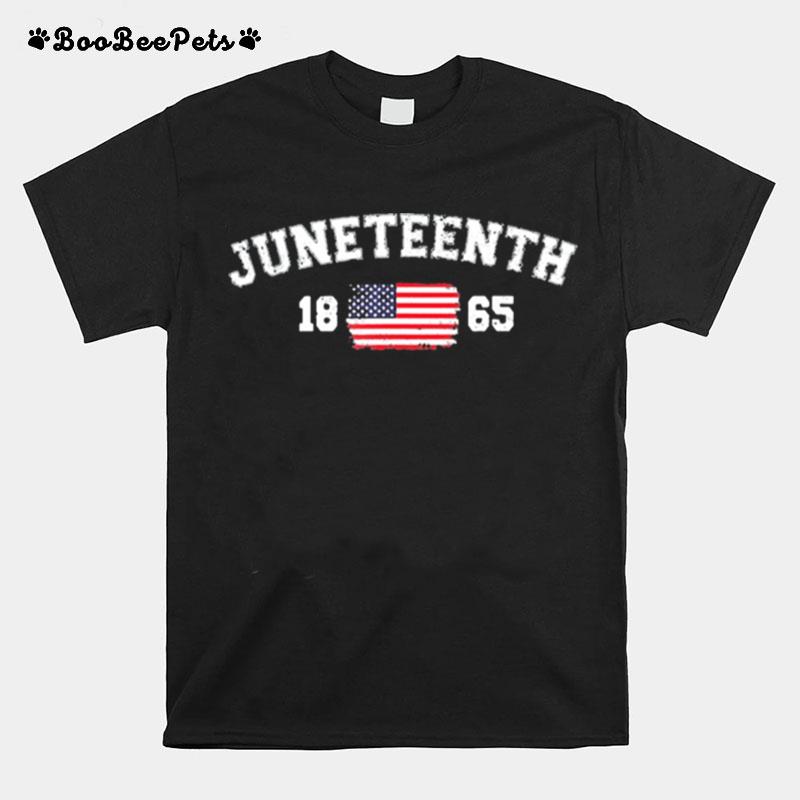 Juneteenth And American Flag 1865 T-Shirt