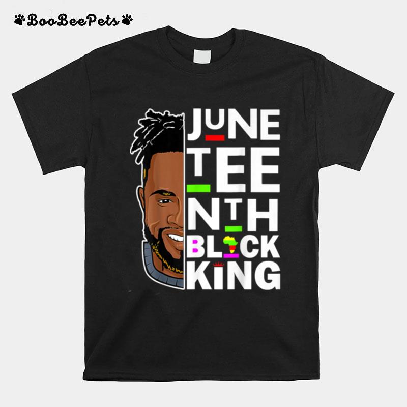 Juneteenth Black King Melanin Father Dad Men Son Dad Da Boys T B0B3Dncvwg T-Shirt