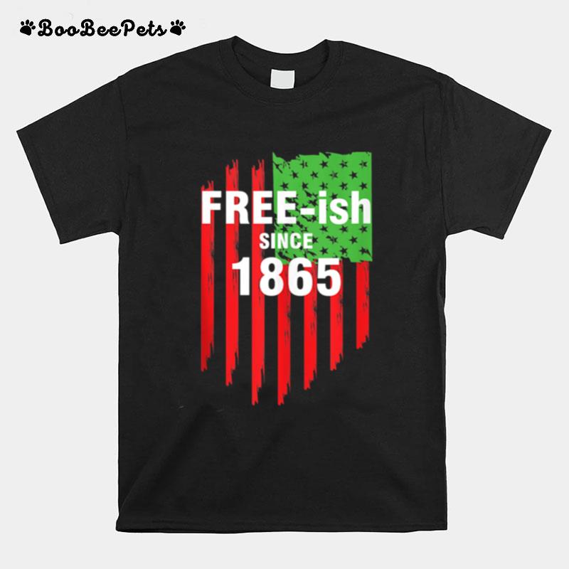 Juneteenth Freedom Day 1865 Flag African American Blm T-Shirt
