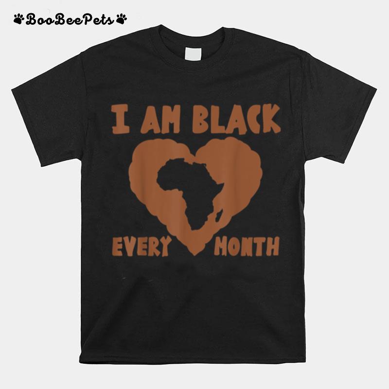 Juneteenth Graphic Colors To Wear In Month African Map Heart T B09Zttnfbk T-Shirt