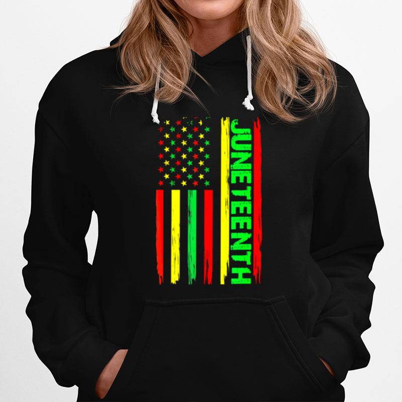 Juneteenth In A Flag For Black History Day Hoodie