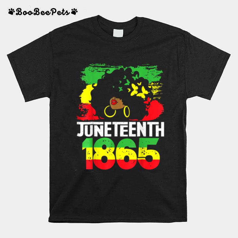 Juneteenth Is My Independence Day Black Women Freedom 1865 T B0B3Dll9Bd T-Shirt