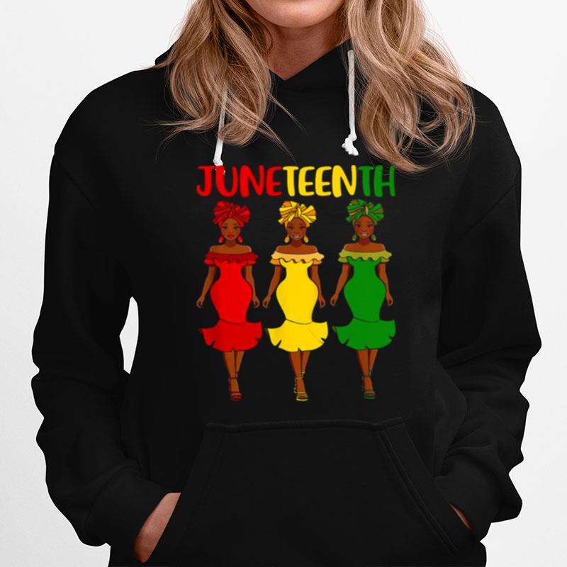 Juneteenth Melanin Black Women Hoodie