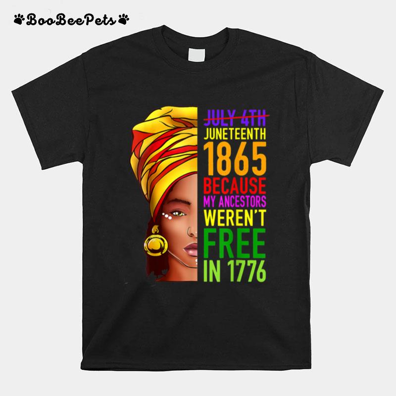 Juneteenth Tshirt Women Juneteenths African American T B0B3Dlph8K T-Shirt