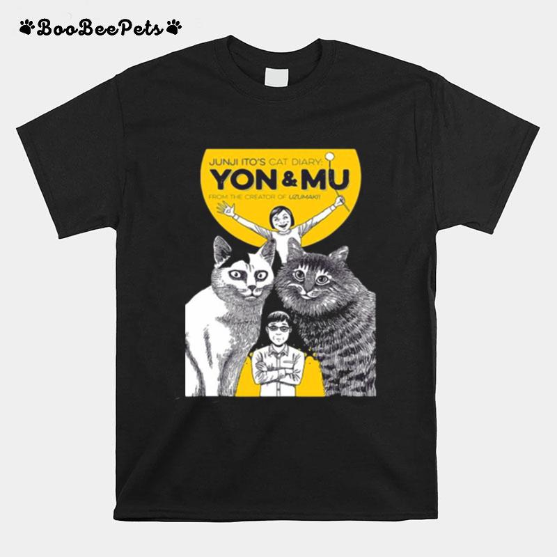 Junji Itos Cat Diary Yon And Mu English Cover T-Shirt