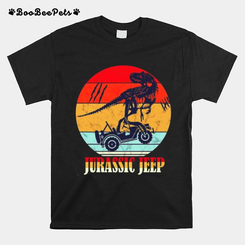 Jurassic Jeep Vintage Halloween T-Shirt