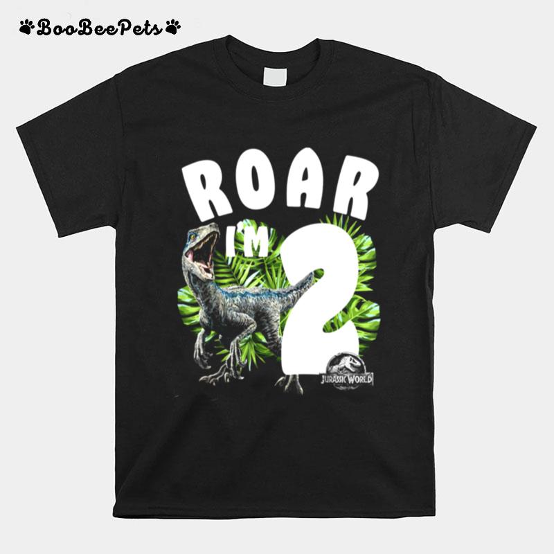 Jurassic World Birthday Raptor Roar Im 2 T-Shirt