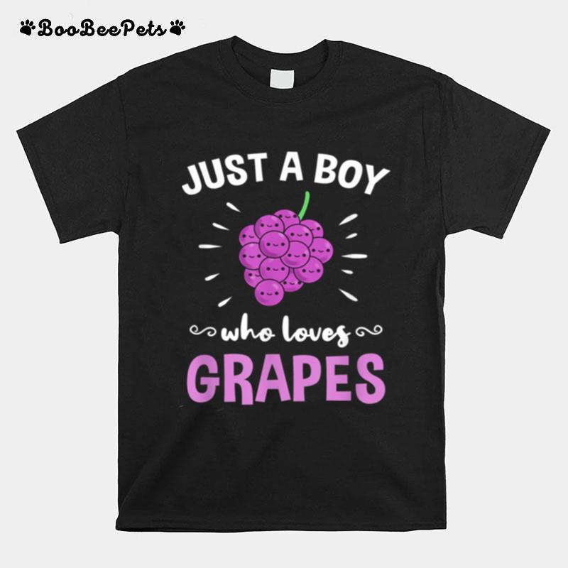 Just A Boy Who Loves Grapes T-Shirt