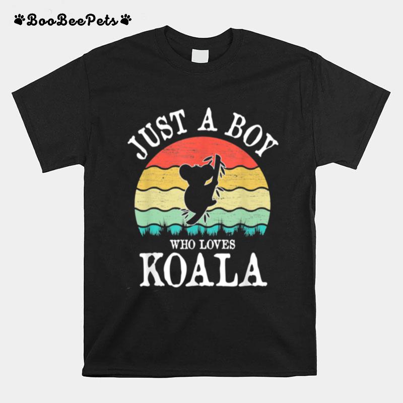 Just A Boy Who Loves Koala T-Shirt