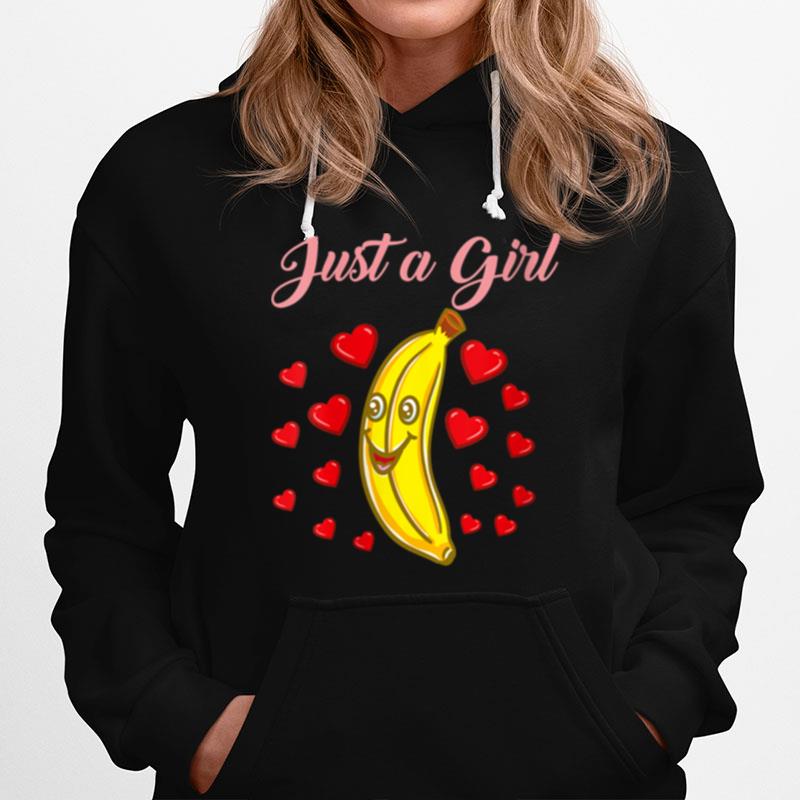 Just A Girl Who Loves Bananas Hoodie