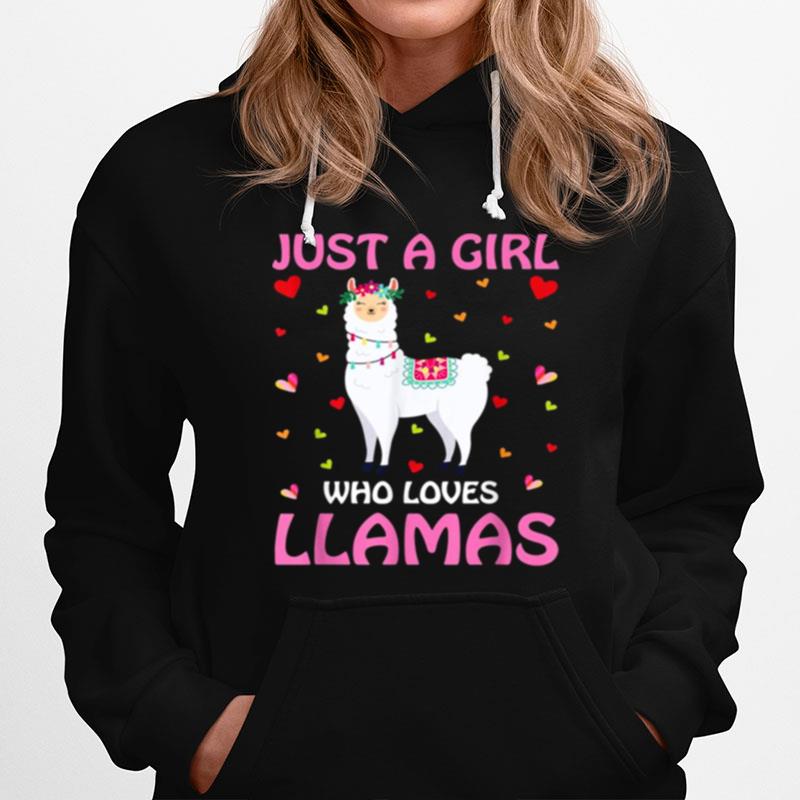 Just A Girl Who Loves Llamas Tee Hoodie