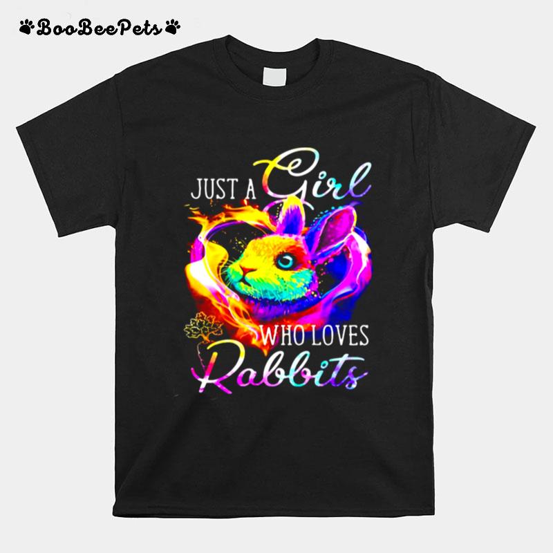 Just A Girl Who Loves Rabbits T-Shirt