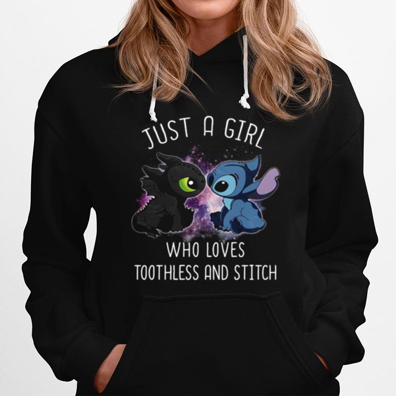 Just A Girl Who Loves Toothless And Stitch Hoodie