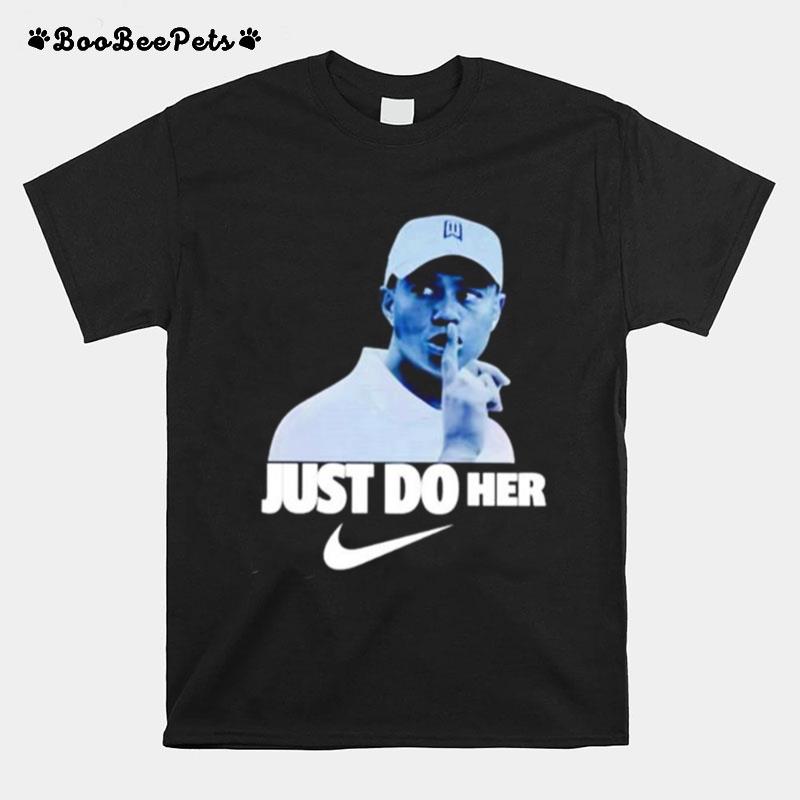 Just Do Her Beer Tiger Woods Shh T-Shirt