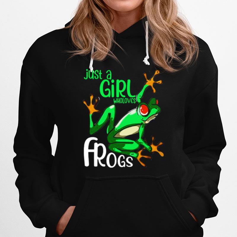 Just Girl Who Loves Frogs Hoodie