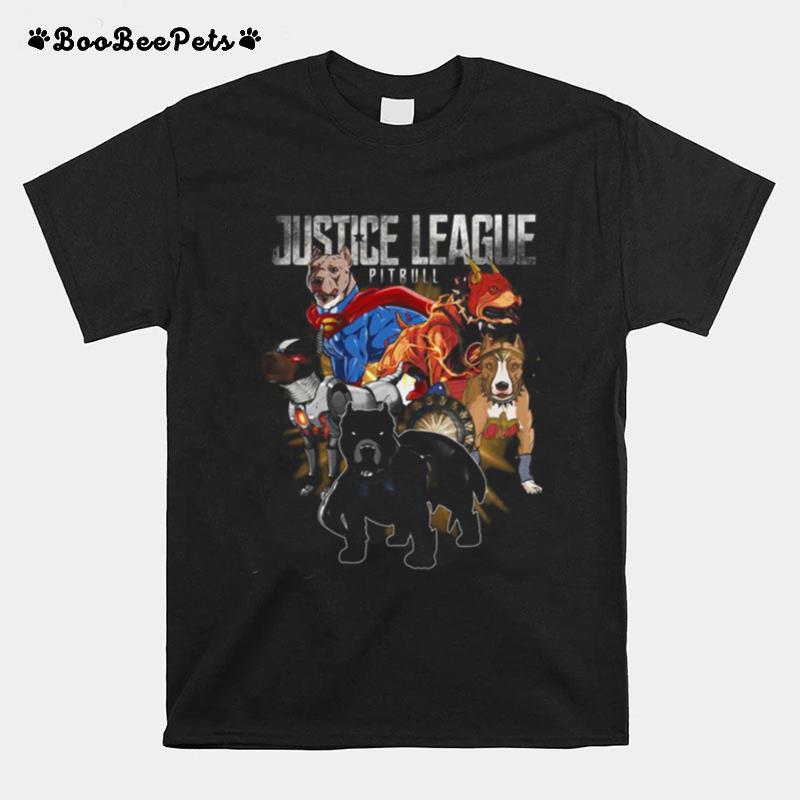 Justice League Pitbull Superhero T-Shirt