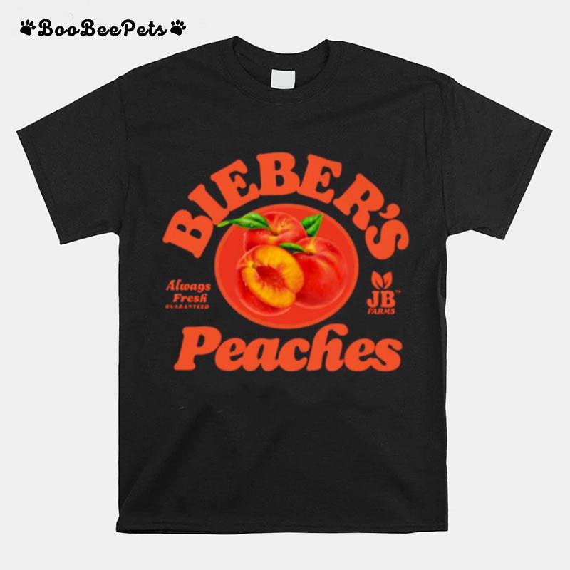 Justin Biebers Peaches Purpose Tour T-Shirt