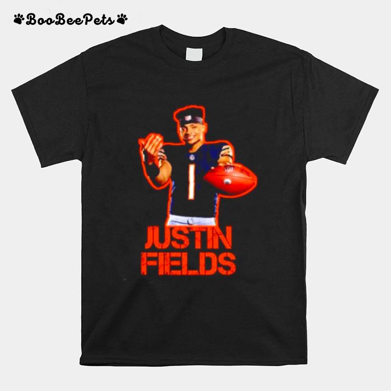 Justin Fields Chicago Bears Player T-Shirt