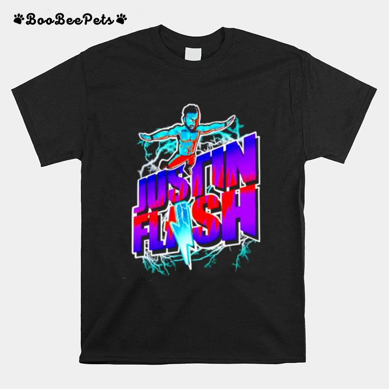 Justin Flash Flying Headbutt Flash T-Shirt