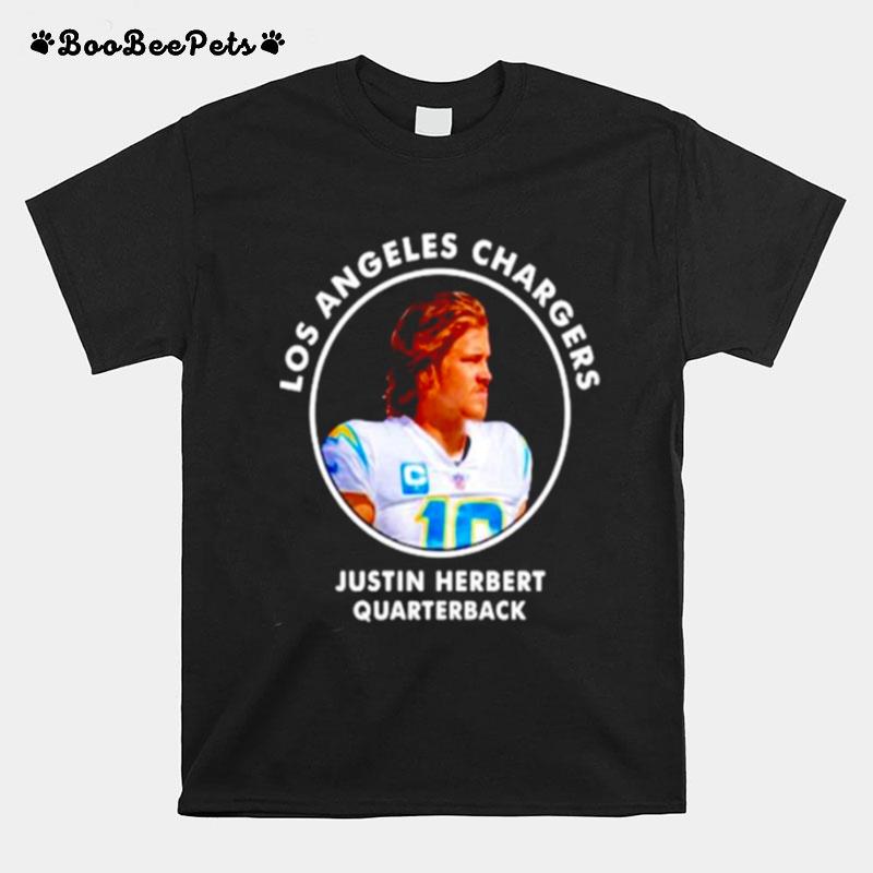 Justin Herbert Quarterback Los Angeles Chargers T-Shirt