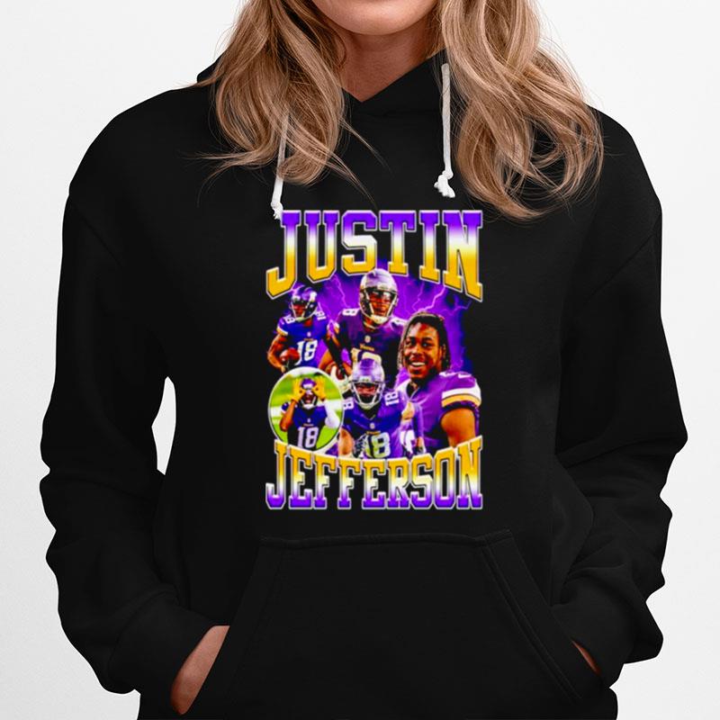Justin Jefferson Minnesota Vikings Nfl Football Hoodie