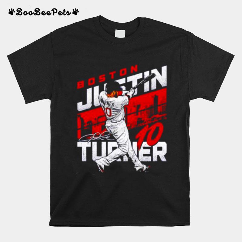 Justin Turner Boston Red Sox City Name T-Shirt