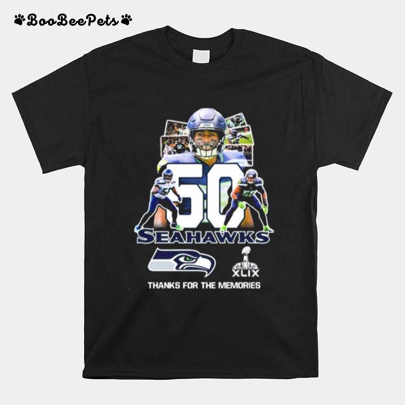 K. J. Wright Xlix Seahawks Thank For The Memories Signature T-Shirt