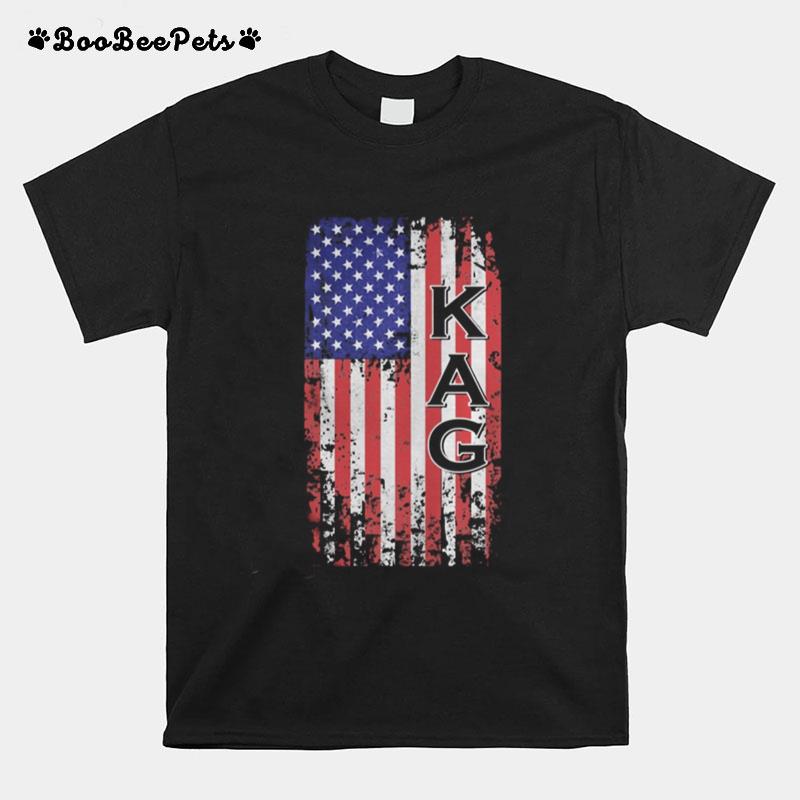 Kag American Flag Independence Day T-Shirt