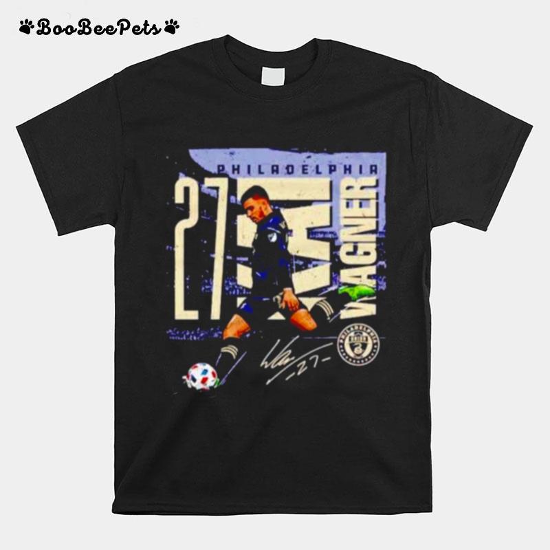Kai Wagner Philadelphia Union Stadium Signature T-Shirt