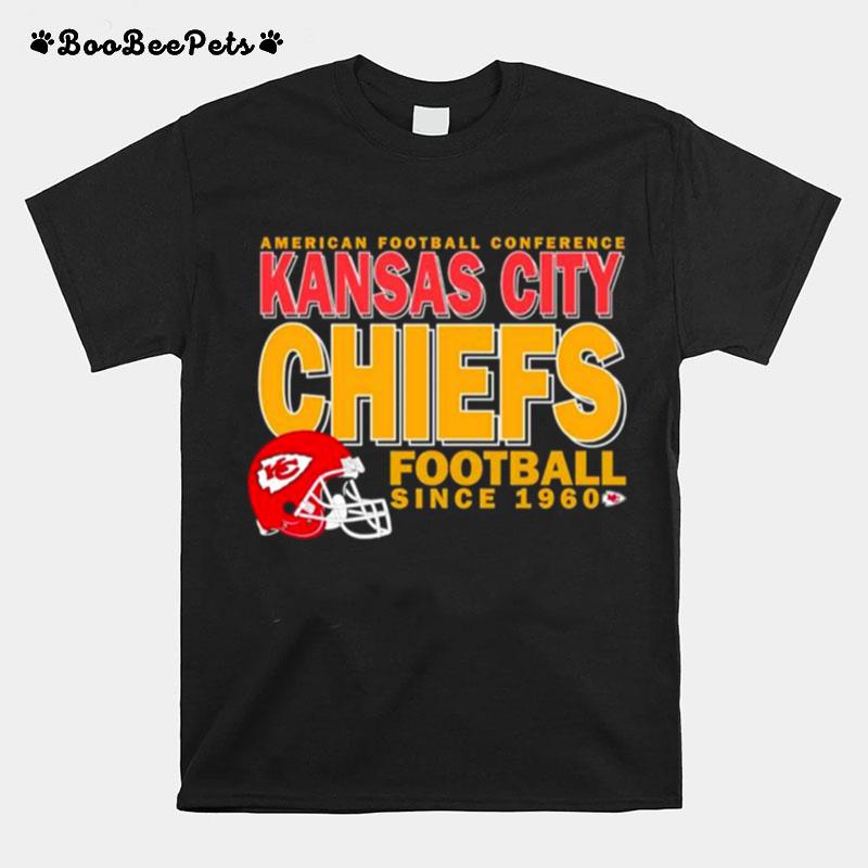 Kansas City Chiefs American Football Conference Since 1960 T-Shirt