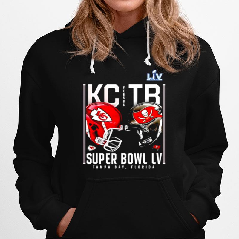 Kansas City Chiefs And Tampa Bay Buccaneers Super Bowl Lv Hoodie