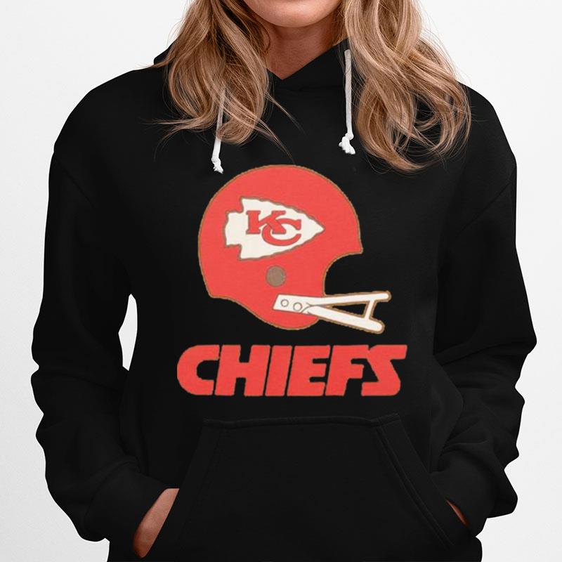 Kansas City Chiefs Big Helmet Football Hoodie