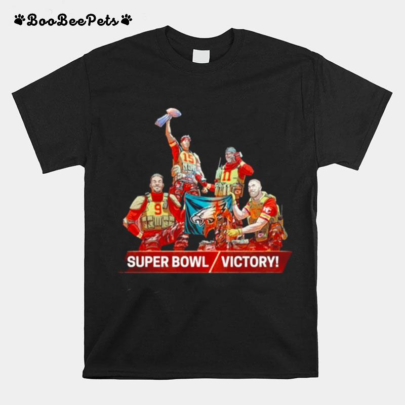 Kansas City Chiefs Champions Bye Eagles Super Bowl Lvii 2023 T-Shirt