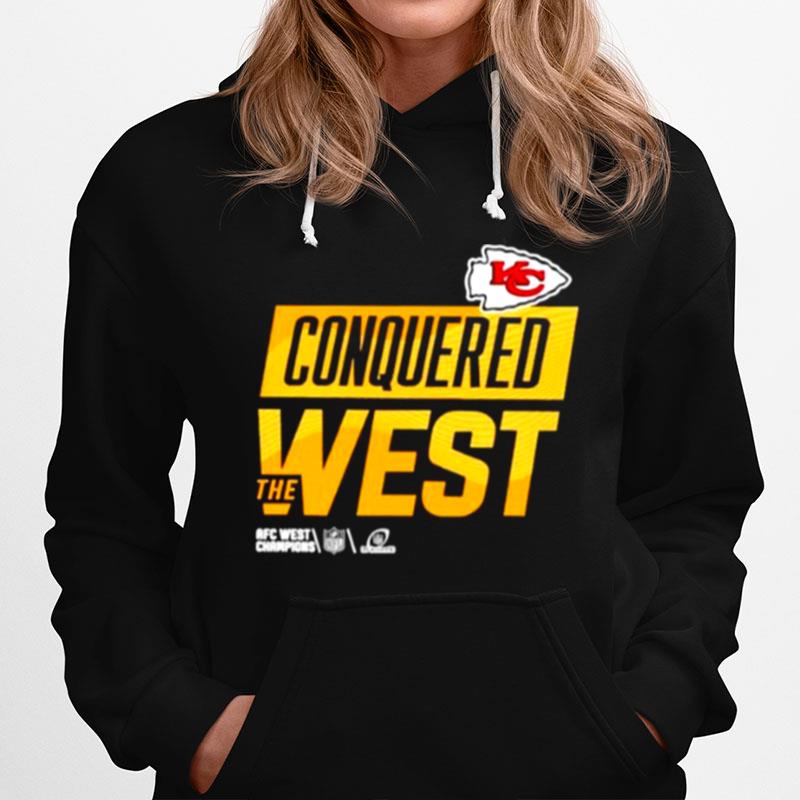 Kansas City Chiefs Conquered The West 2022 Afc West Division Champions Hoodie