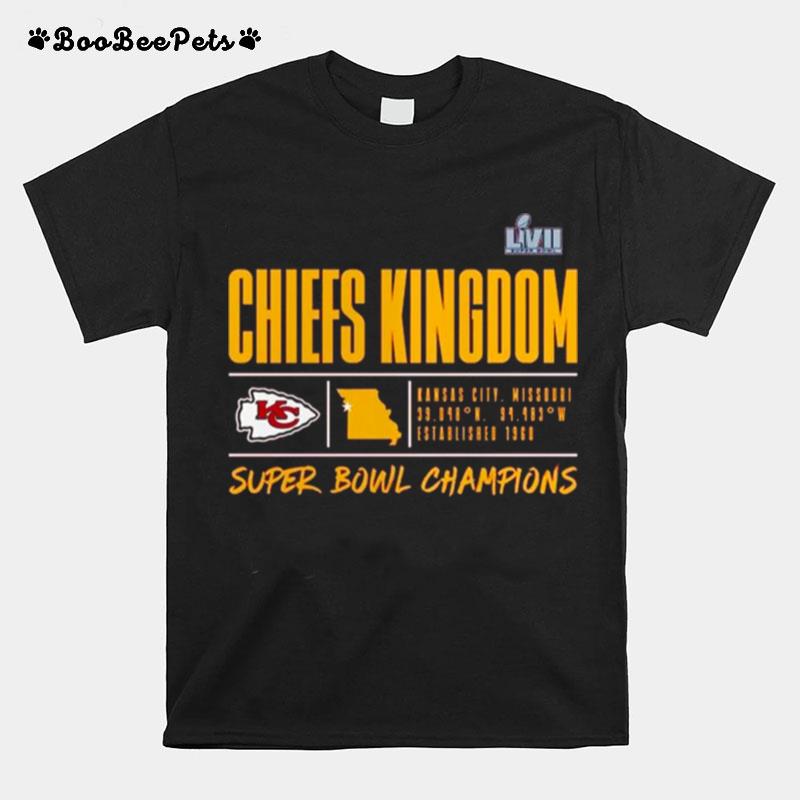 Kansas City Chiefs Fanatics Branded Super Bowl Lvii Champions 2023 T-Shirt