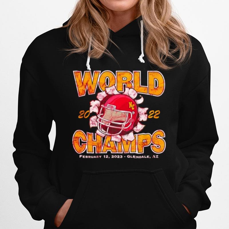 Kansas City Chiefs Helmet World Champs 2023 Hoodie