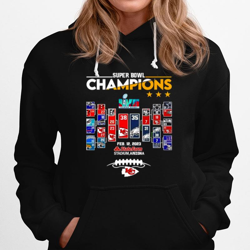 Kansas City Chiefs Stadium Super Bowl Champions Super Bowl Iv 2023 Hoodie